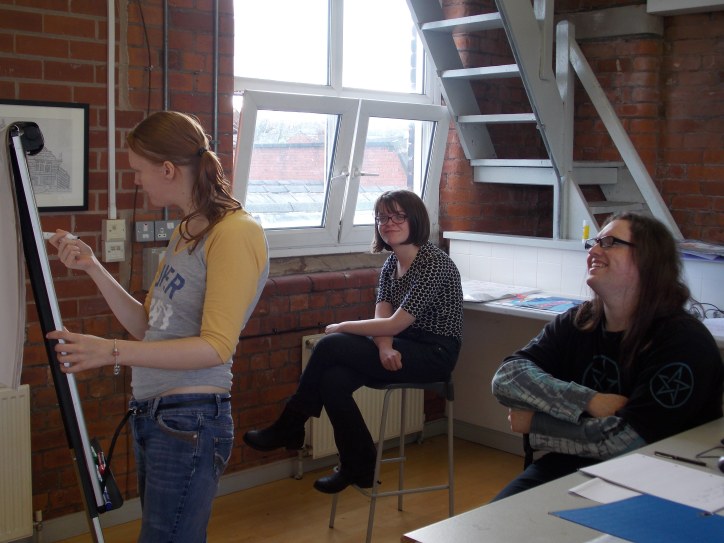 Young people developing ideas